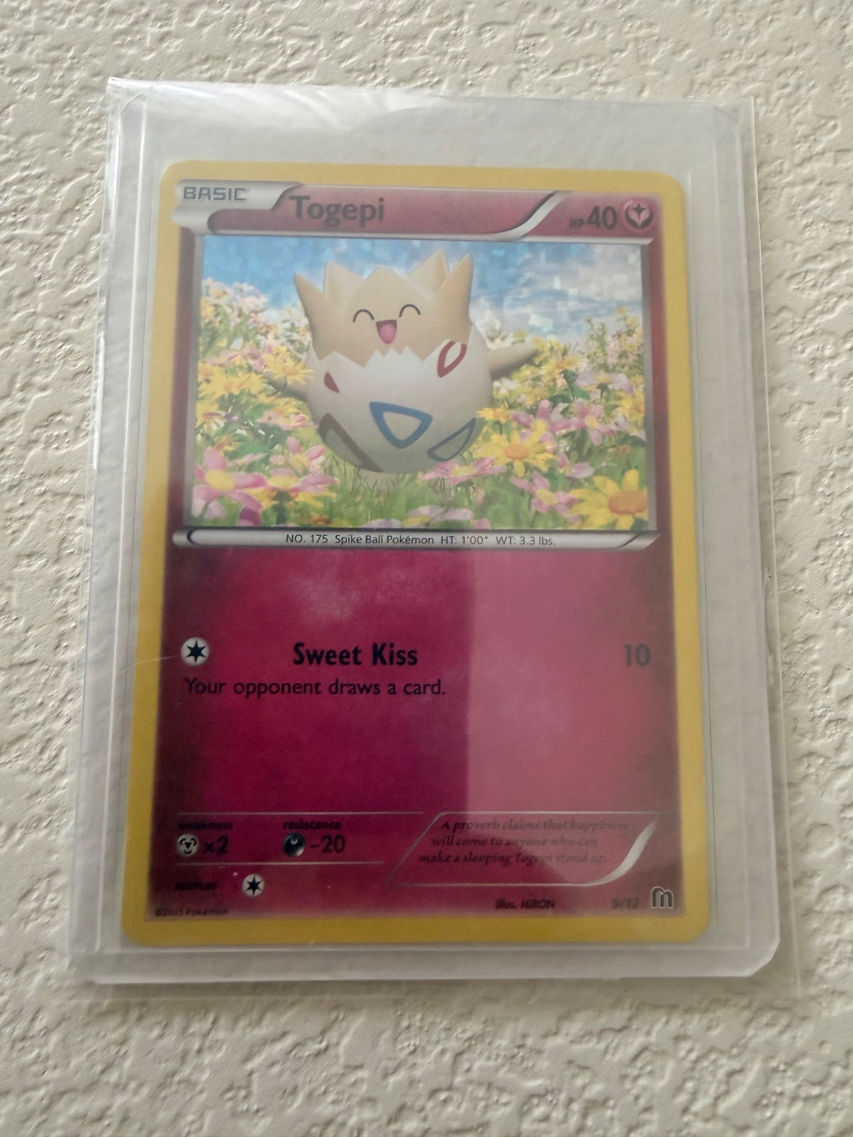 Togepi 9/12 · Holofoil (McDonald's Promos 2016)
