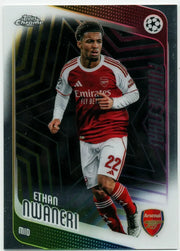 Ethan Nwaneri 2025-26 Topps Chrome UEFA Club #21 Future Stars Arsenal