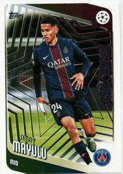 Topps UEFA Champions League 2026 Senny Mayulu Future Stars #22 PSG Insert