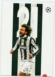2020-21 Topps UEFA Champions League Andrea Pirlo Juventus Insert Card