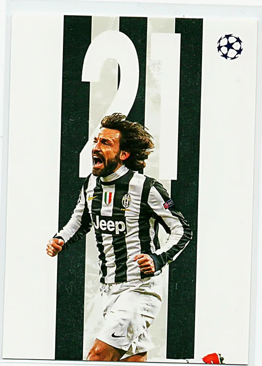2020-21 Topps UEFA Champions League Andrea Pirlo Juventus Insert Card