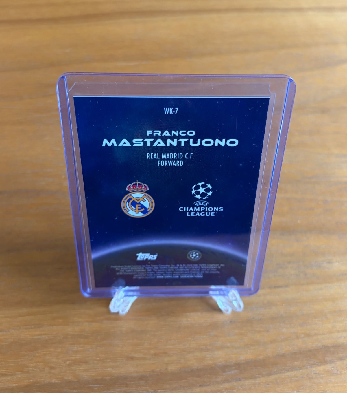Topps Chrome UCC RC Mastantuono