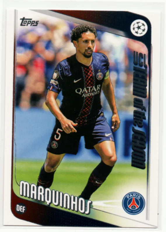 2025-26 Topps Uefa Club Competitions - UCL Team of the Season Marquinhos #92