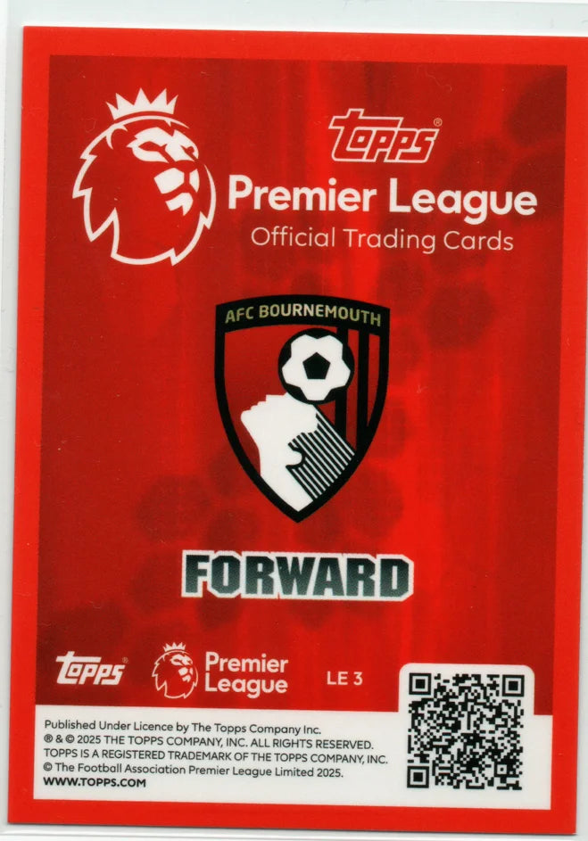 Luis Sinisterra #LE 3 Classic Limited Edition Topps Premier League 2025/26