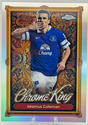 Chrome King Seamus Coleman Premier League Topps 2026 Football Card CK 9 Everton