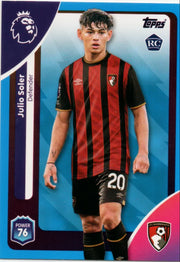 2025-26 Topps Premier League #41 Julio Soler Blue parallel