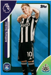 2025-26 Topps Premier League #230 Anthony Gordon Blue parallel