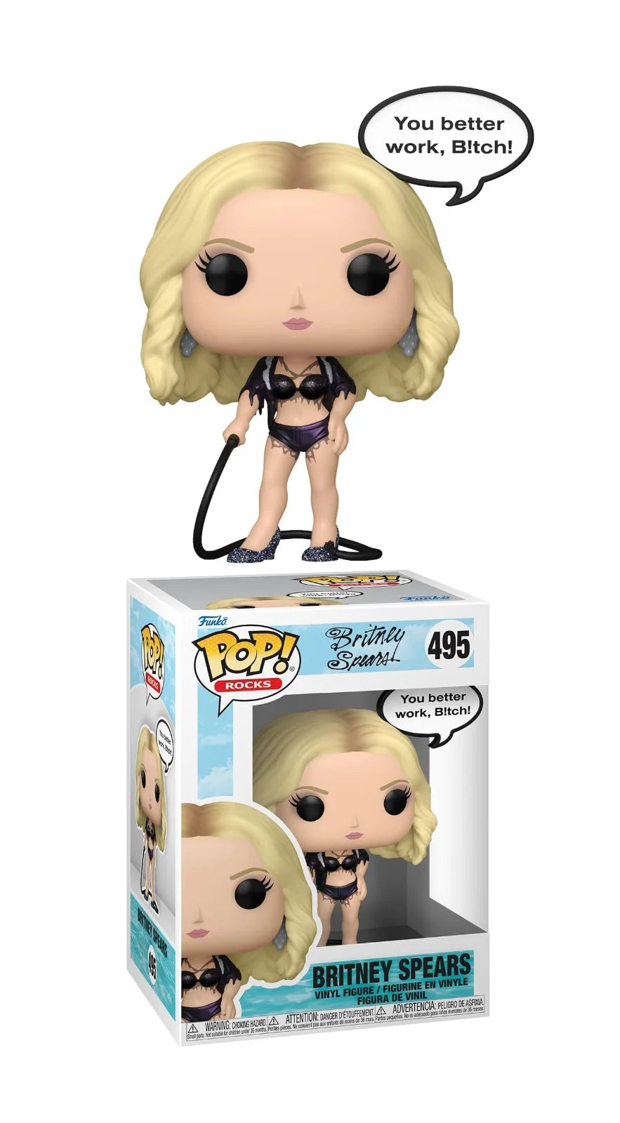 Funko Pop! Rocks : Britney Spears #495, You Better Work B****!