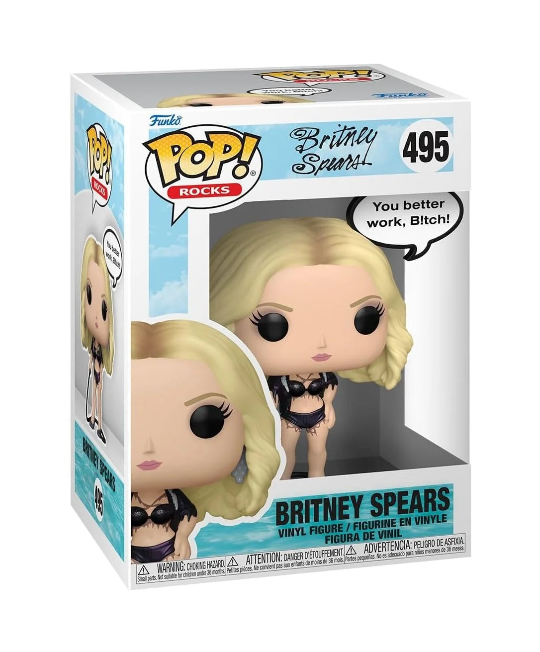 Funko Pop! Rocks : Britney Spears #495, You Better Work B****!