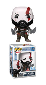 Funko Pop! Games: God Of War Ragnarok - Kratos (With Blades), #1285 Toy Temple Exclusive Sticker