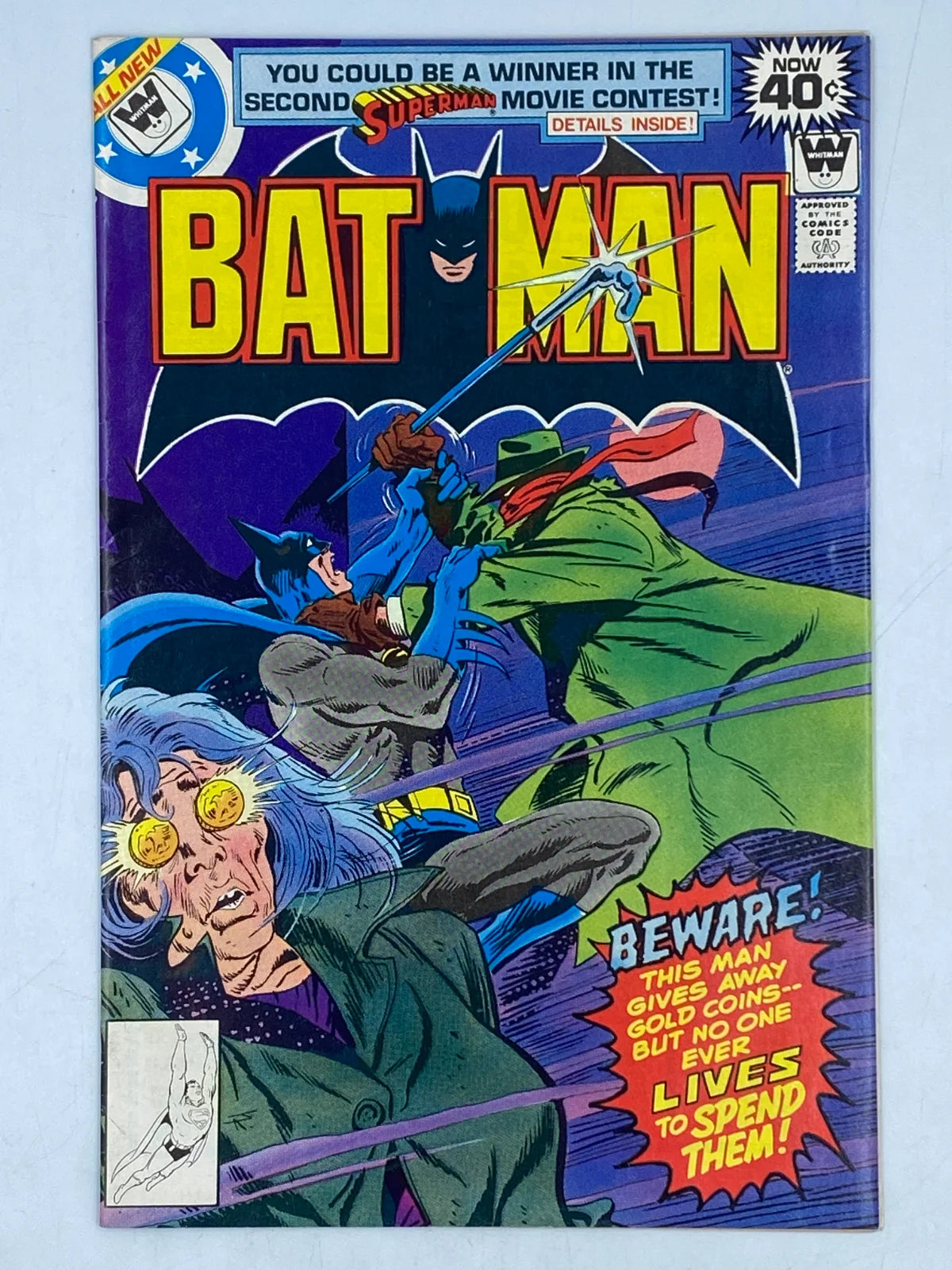 Batman #307, January 1979 (Bronze Age issue features the historic first appearance of Lucius Fox)