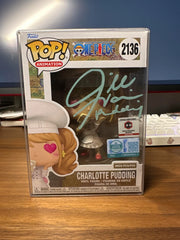 Funko Pop! One Piece Charlotte Pudding Exclusive Signed Autographed by Jill Harris #2136 (JSA Certified)