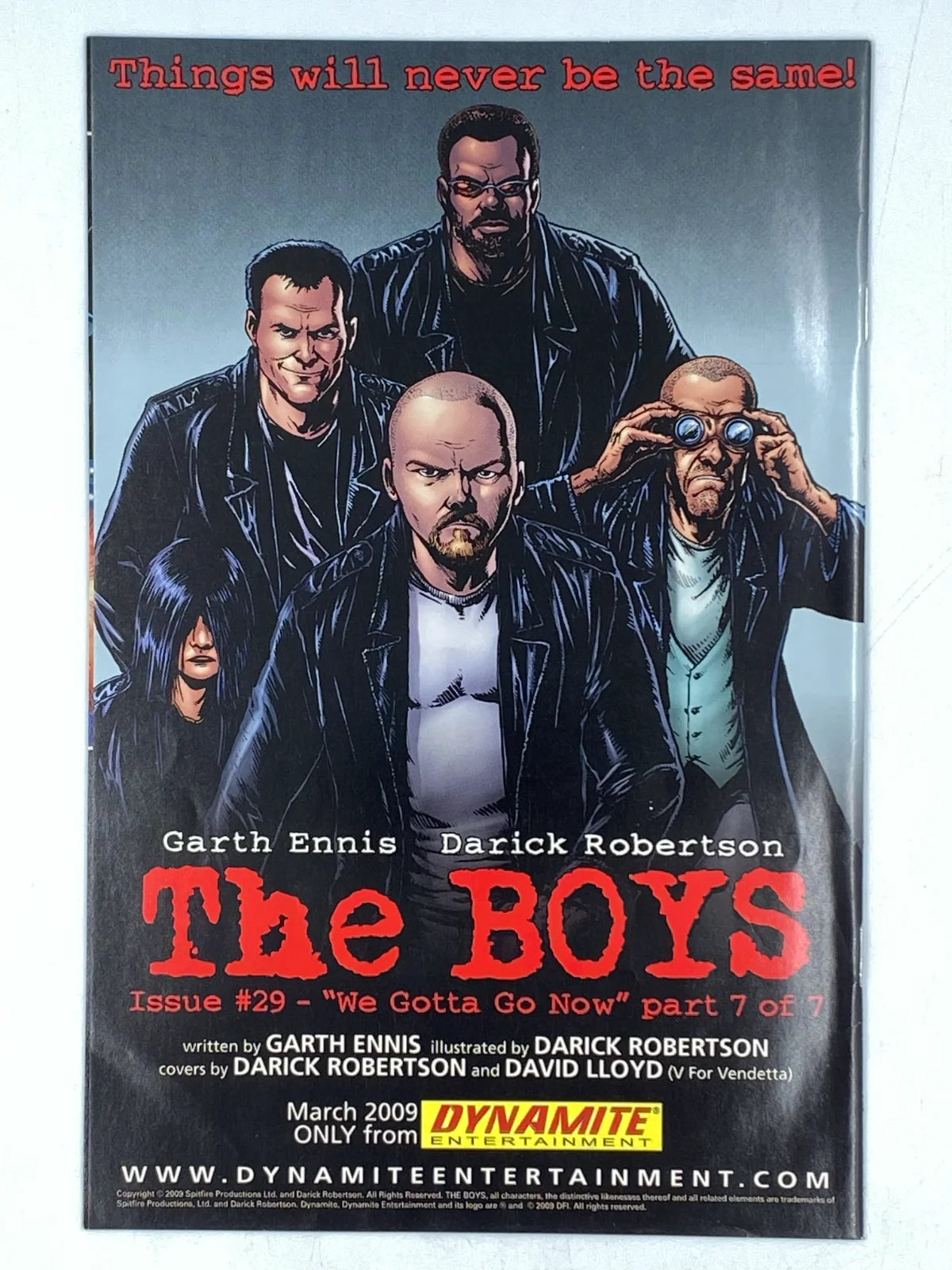 The Boys #28B Dynamite Entertainment in March 2009