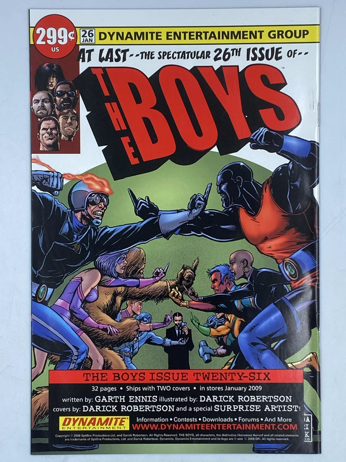 The Boys #25 published by Dynamite Entertainment in 2008