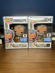 2x Bundle Set: Funko Pop! Animation: One Piece –Monkey D. Garp #2172 (Common + Chase) Special Edition Exclusive + Chalice Collectibles Pre-release