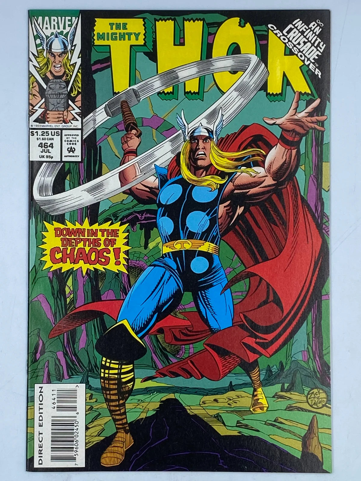 Thor Vol. 1 #464, A Marvel from the Infinity Crusade