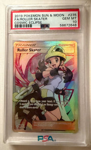 Roller Skater (Full Art) 235/236 · Holofoil (Cosmic Eclipse) — PSA 10