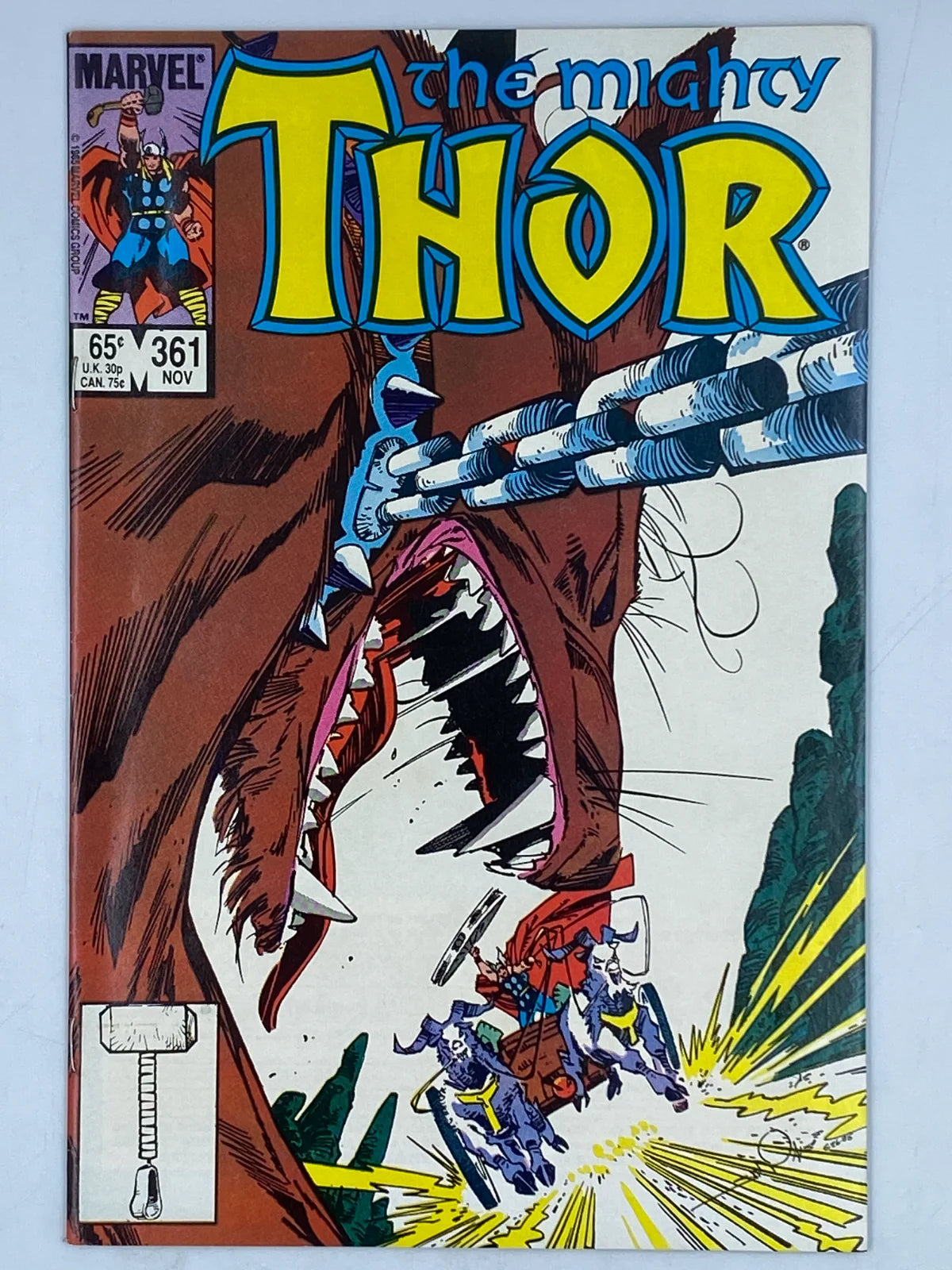 Thor Vol. 1 #361, The Quick and the Dead  by Marvel Comics in November 1985