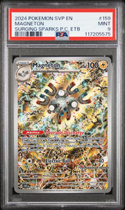 Magneton (Pokémon Center Exclusive) 159 · Holofoil (Scarlet & Violet Promo) — PSA 9