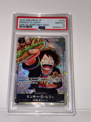 Monkey D Luffy (JP) P-075 · Foil (One Piece Promotion Cards (JP)) — PSA 10