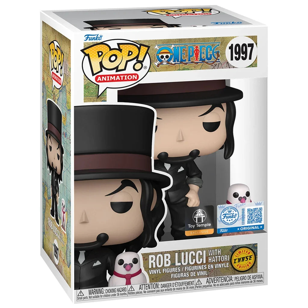 Funko POP! Rob Lucci with Hattori One Piece #1997 [Chase] [Special Edition] [Toy Temple Exclusive]