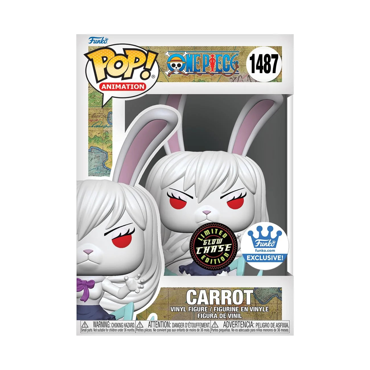 Funko Pop! #1487 Carrot One Piece CHASE GLOW IN THE DARK