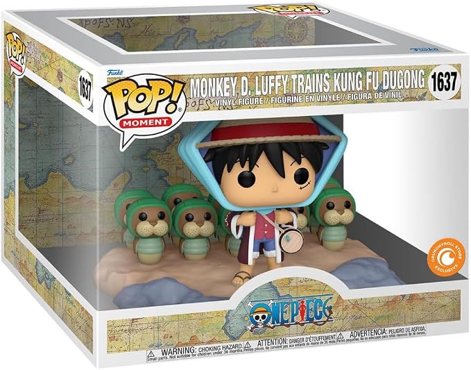 Crunchyroll One Piece - Luffy Training Kung Fu Jugon Funko POP! Moment Exclusive 1637