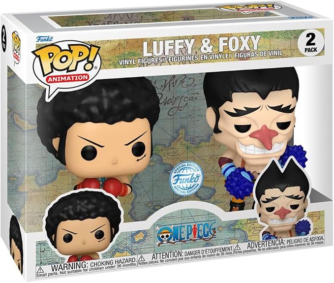 Funko Pop! Animation: One Piece - Luffy and Foxy 2pk