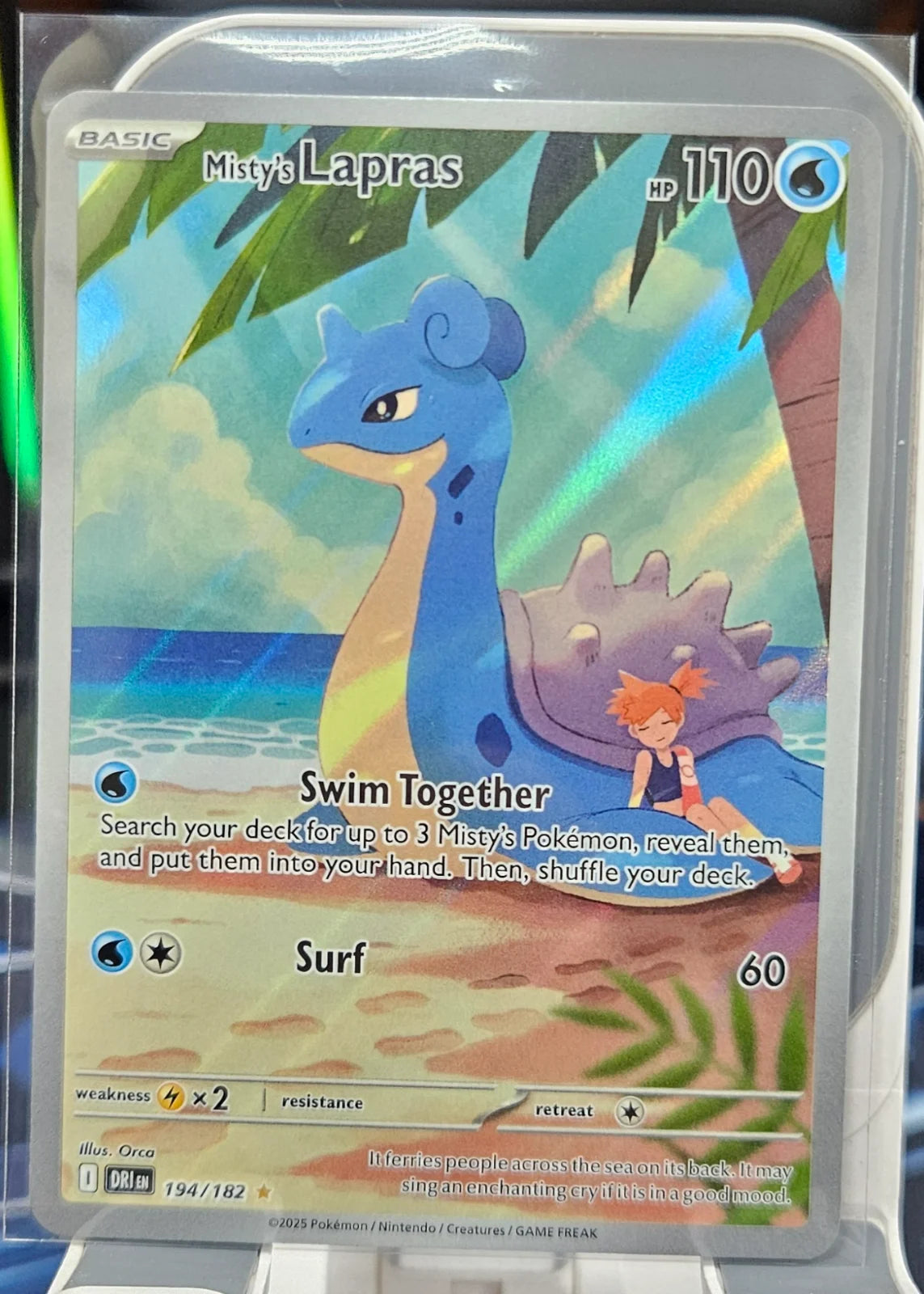 Misty's Lapras 194/182 · Holofoil (Destined Rivals)