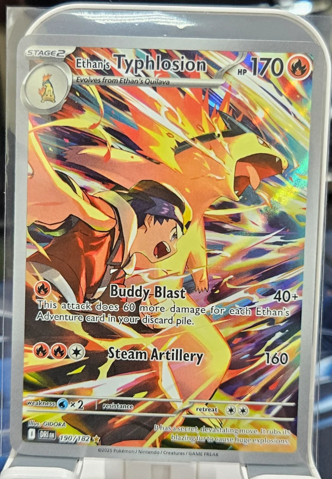 Ethan's Typhlosion 190/182 · Holofoil (Destined Rivals)