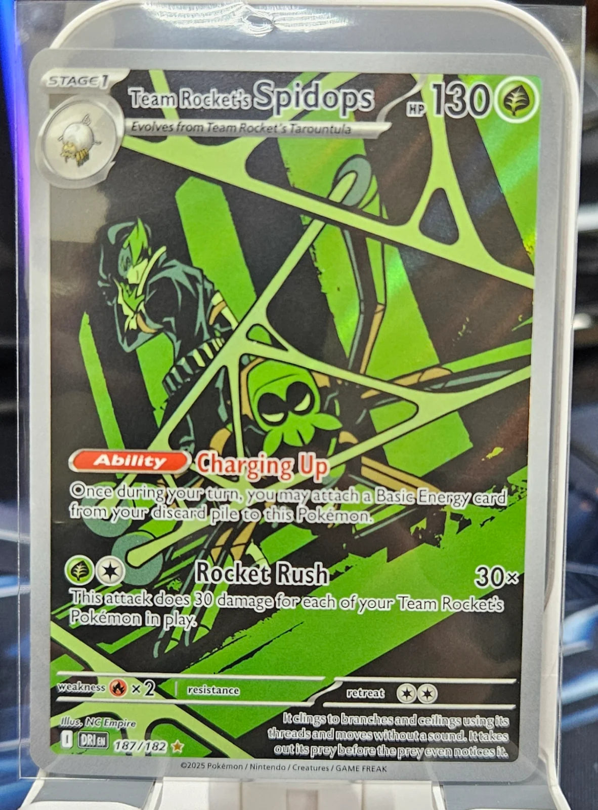 Team Rocket's Spidops 187/182 · Holofoil (Destined Rivals)