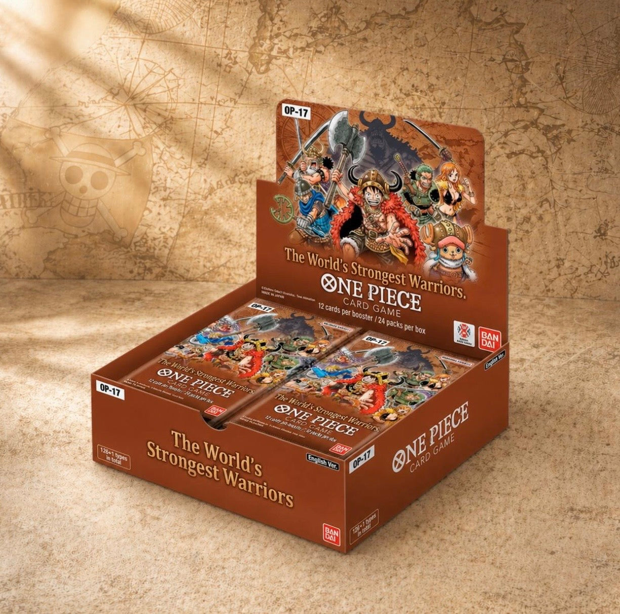 One Piece OP-17 The World's Strongest Warriors Booster Box · English