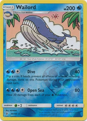 Wailord  (Guardians Rising) Reverse Holo by OOYAMA