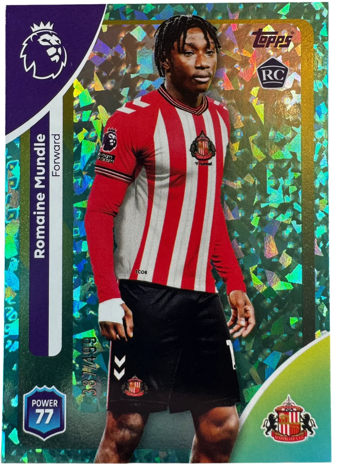 Romaine Mundle - 387/499 — Rookie — Sunderland