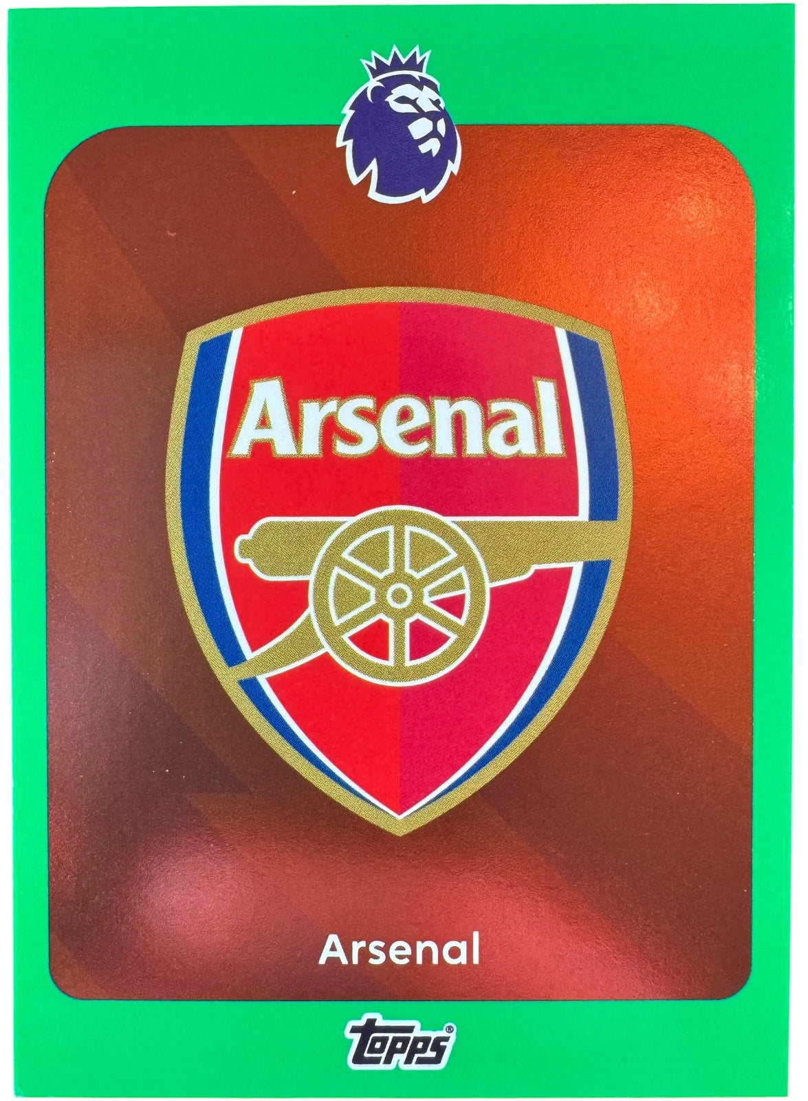 Arsenal FC Team Crest — 2025-26 - Green Parallel