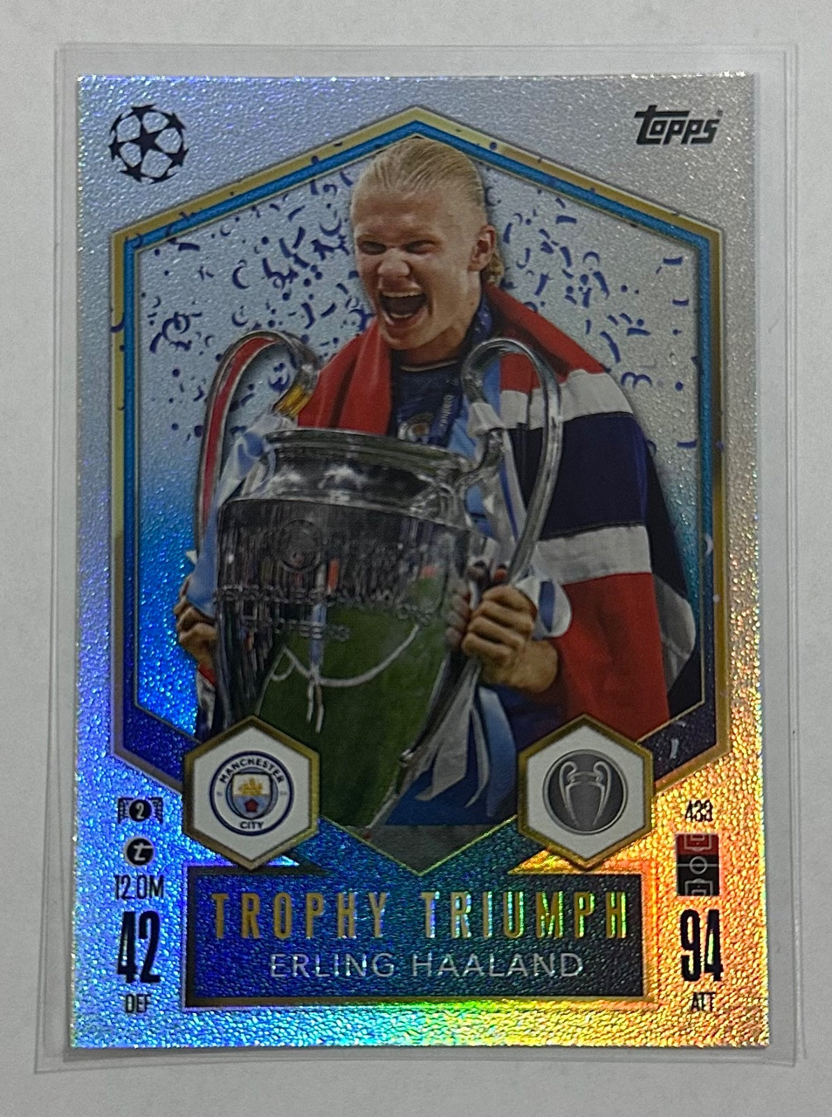 24-25 Topps Match Attax UEFA Club Competitions - Trophy Triumph Erling Haaland #433