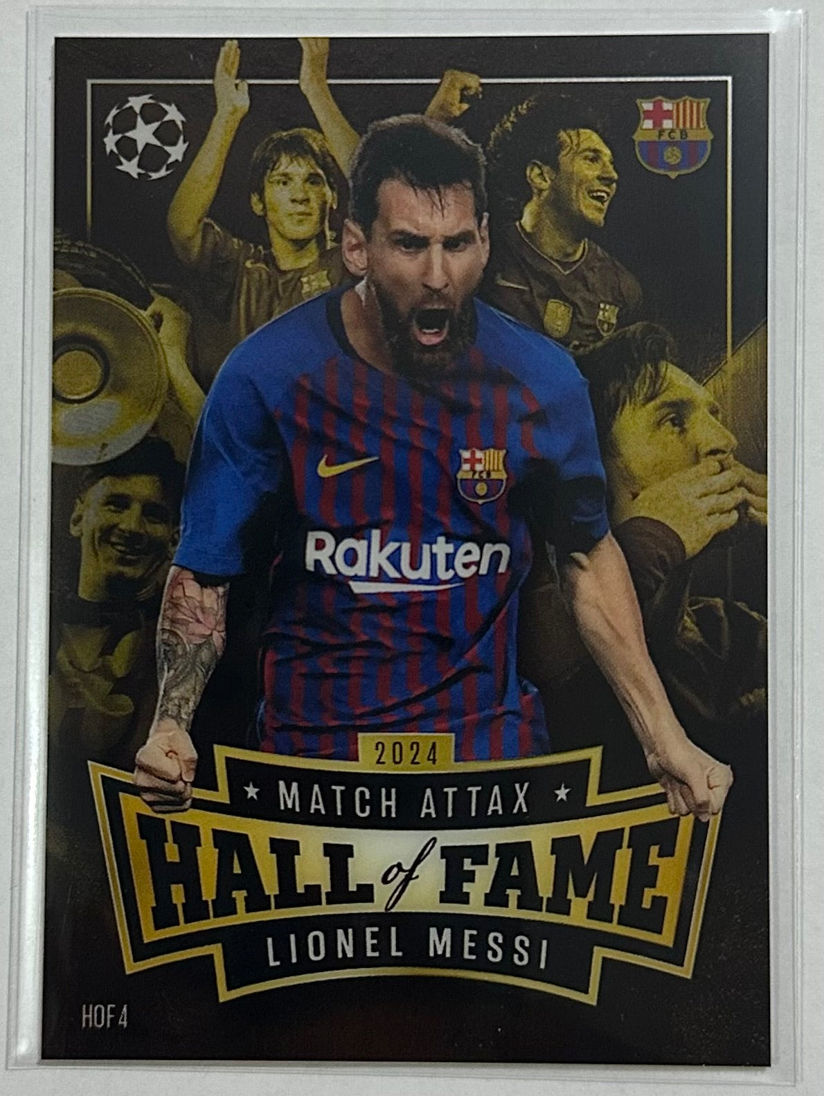 24-25 Topps Match Attax UEFA Club Competitions - Hall of Fame Lionel Messi