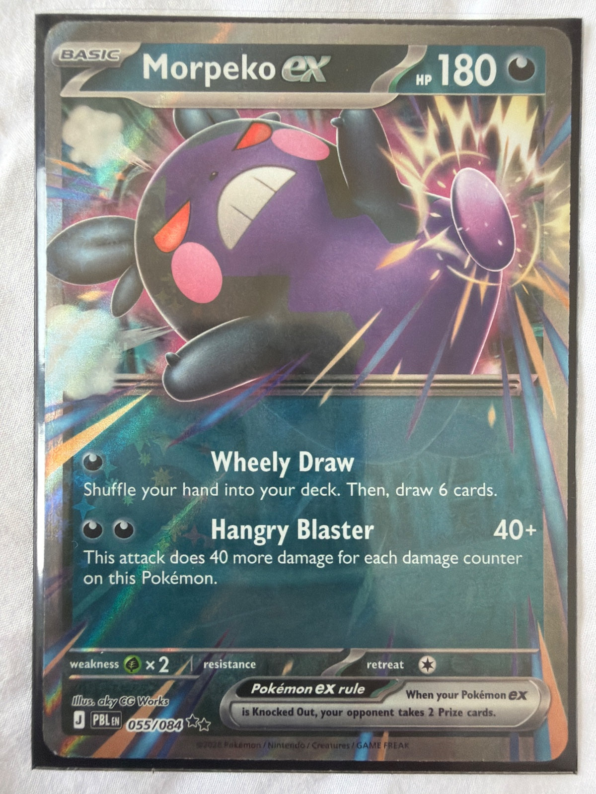 Morpeko ex 055/084 · Holofoil (Pitch Black)