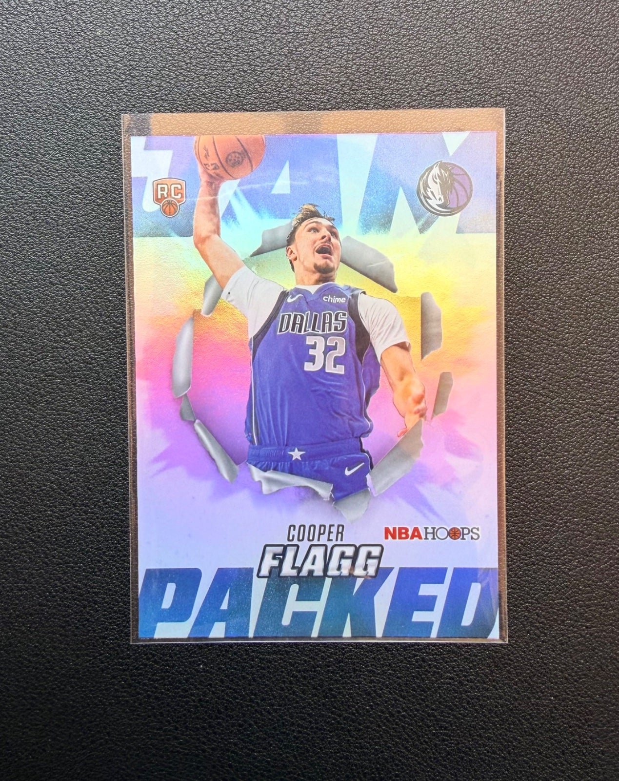 Cooper Flagg Topps NBA Hoops Jam Packed Rookie Holo Foil #JP-11 Mavs