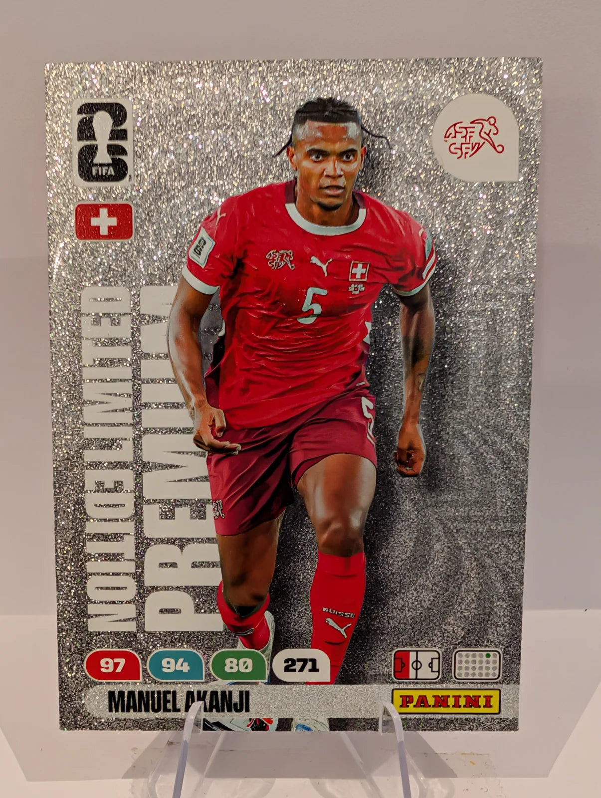 Manuel Akanji - Limited Edition Premium - Panini Adrenalyn XL World Cup 2026