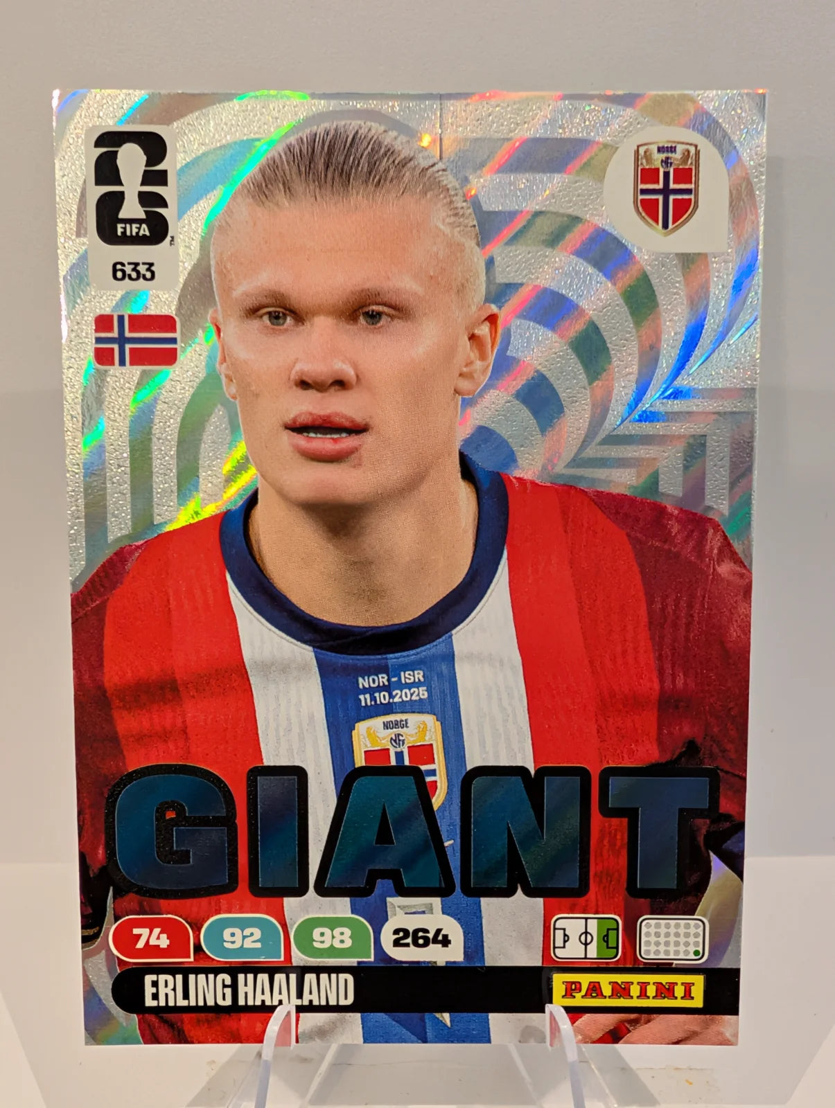 633 Erling Haaland - Nordic Giant - Panini Adrenalyn XL World Cup 2026