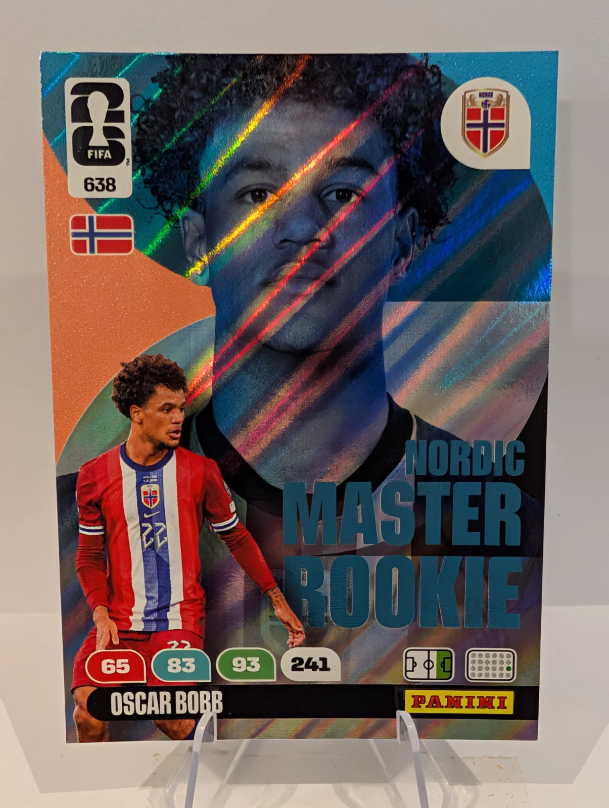 638 Oscar Bobb - Nordic Master Rookie - Panini Adrenalyn XL World Cup 2026
