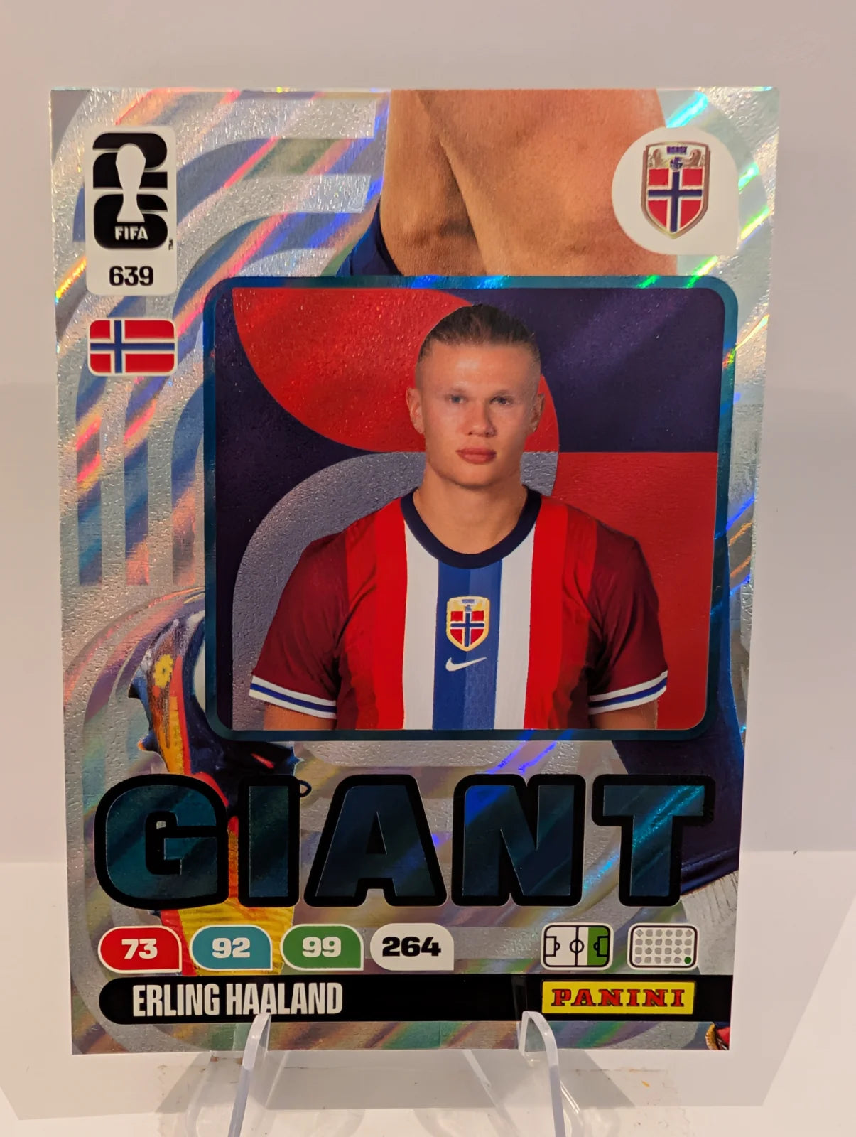 639 Erling Haaland - Nordic Giant - Panini Adrenalyn XL World Cup 2026