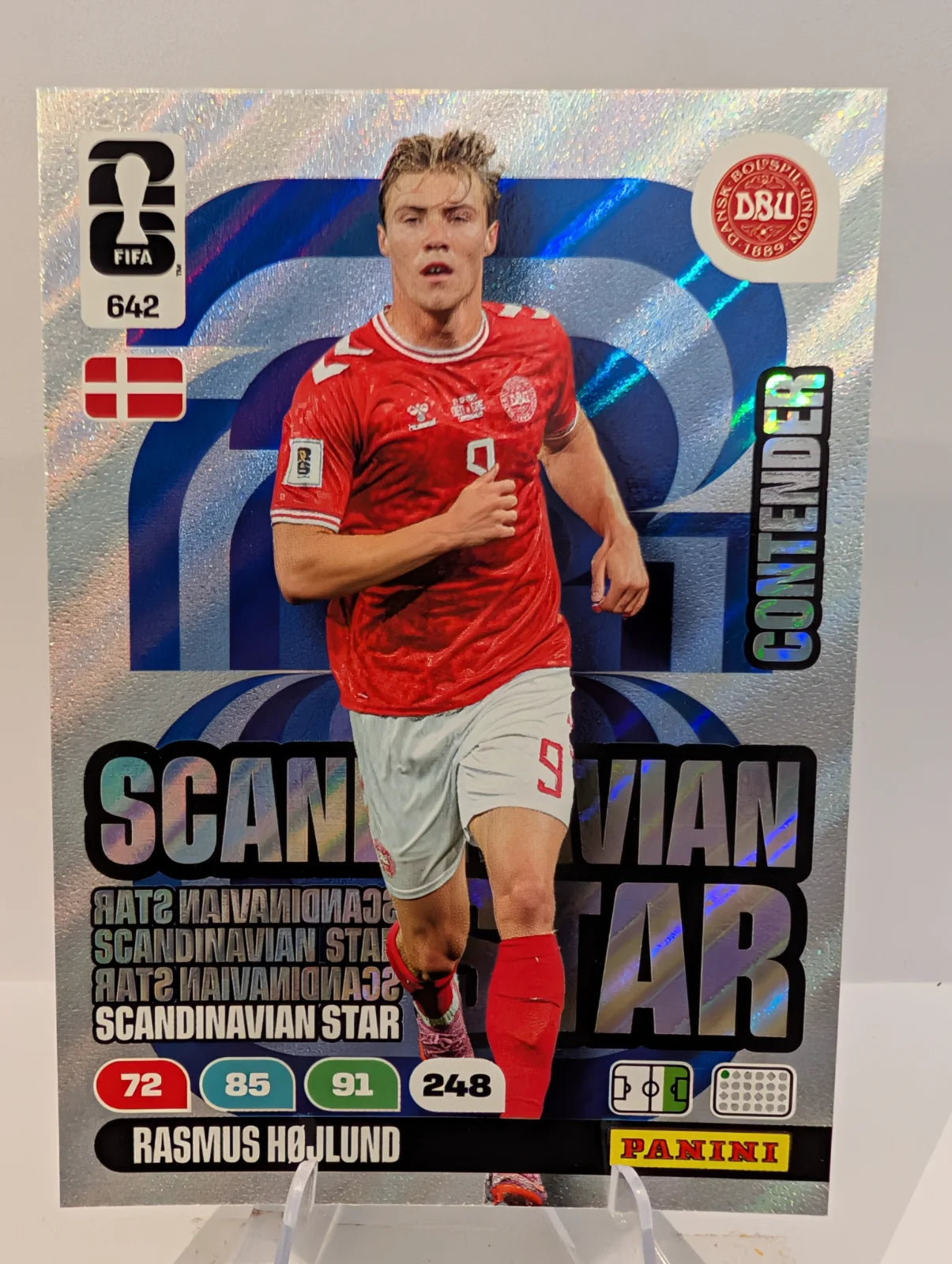 642 Rasmus Hojlund - Nordic Scandinavian Star - Panini Adrenalyn XL World Cup 2026