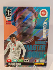 643 Patrick Dorgu - Nordic Master Rookie - Panini Adrenalyn XL World Cup 2026