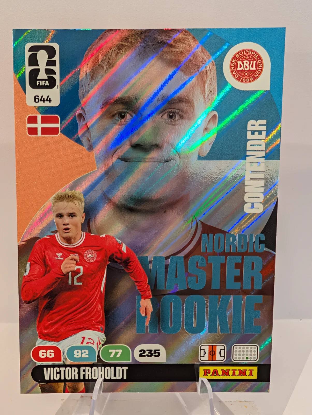 644 Victor Froholdt - Nordic Master Rookie - Panini Adrenalyn XL World Cup 2026