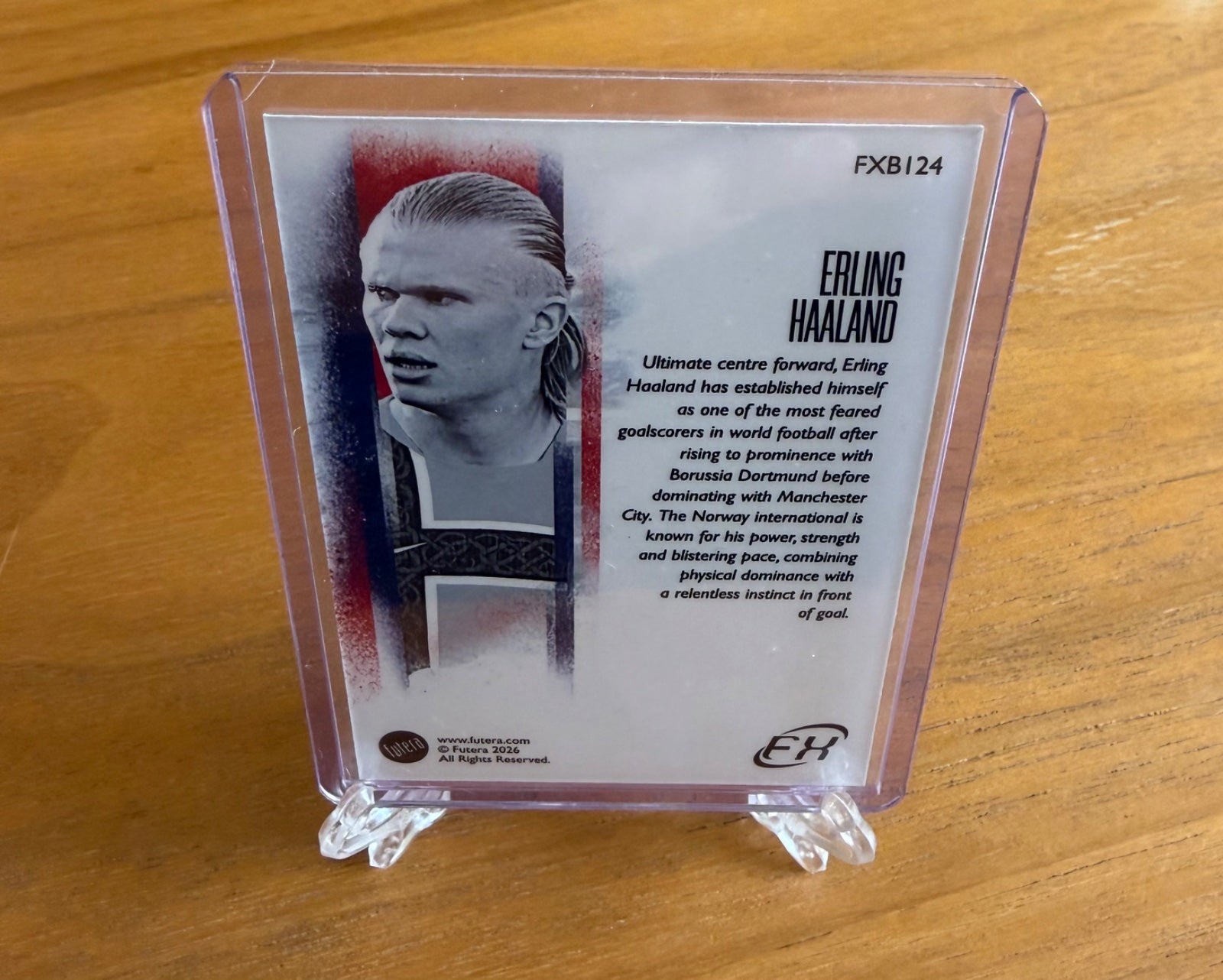 Futera FX Erling Haaland debut World Cup card