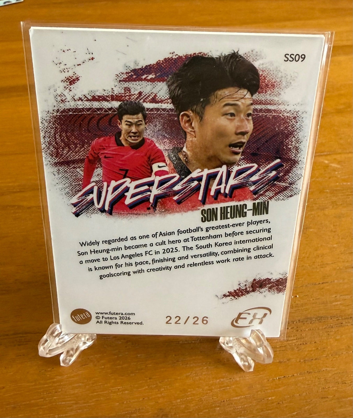 Heung Min Son “ Superstars “ /26 Futera