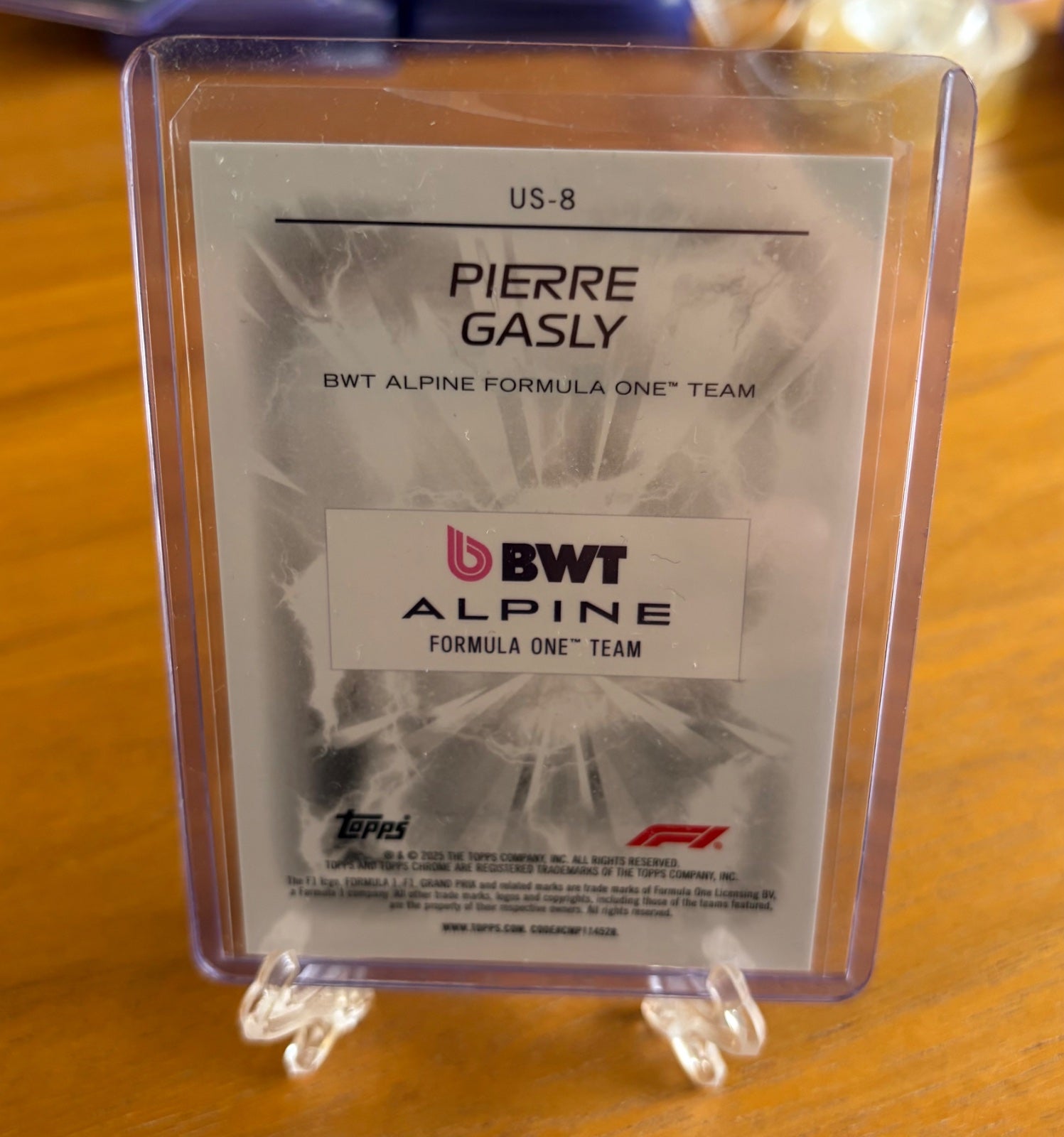 Pierre Gasly SSP ULTRA RARE! Topps chrome f1