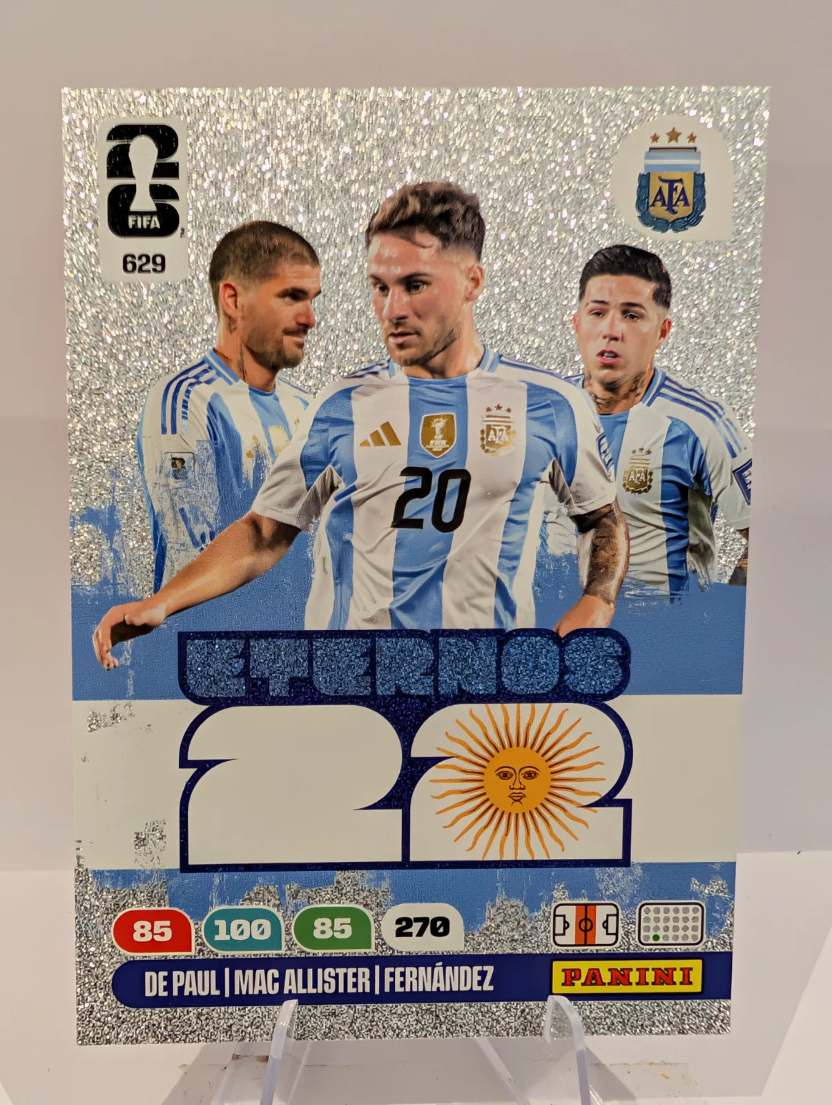 629 De Paul | Mac Allister | Fernandez - Eternos 22 - Panini Adrenalyn XL World Cup 2026